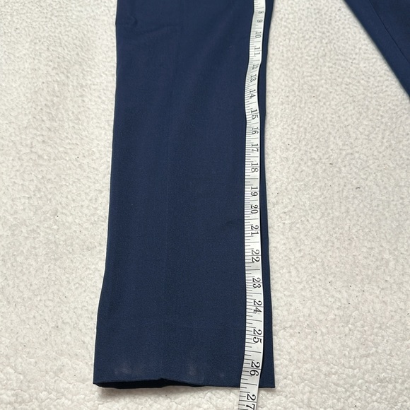 Crown & Ivy Ladies Cary Navy Bi Stretch Ankle Pants, EUC (Looks New), Size 6P - Picture 8 of 12